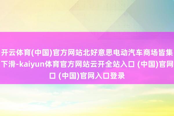 开云体育(中国)官方网站北好意思电动汽车商场皆集第五个月下滑-kaiyun体育官方网站云开全站入口 (中国)官网入口登录